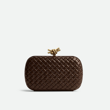 Light Brown Knot Designer Clutch for Women