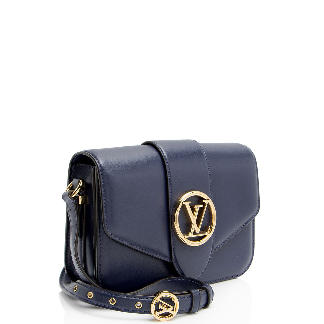 Louis Vuitton Calfskin LV Pont 9 Shoulder Bag