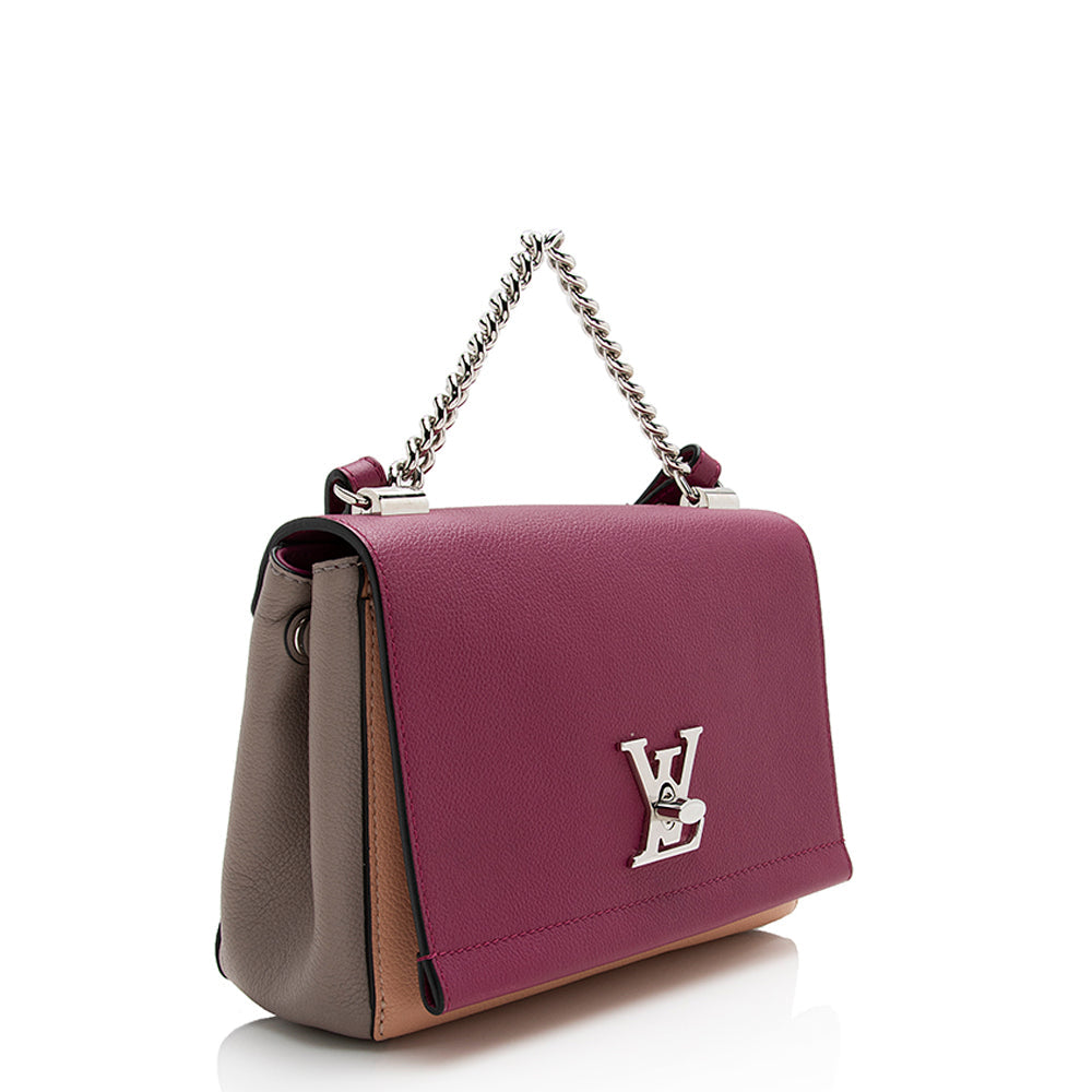Louis Vuitton Calfskin Lockme II BB Shoulder Bag (SHF-21961)