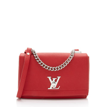 Louis Vuitton Calfskin Lockme II BB Shoulder Bag (SHF-LWCQaA)