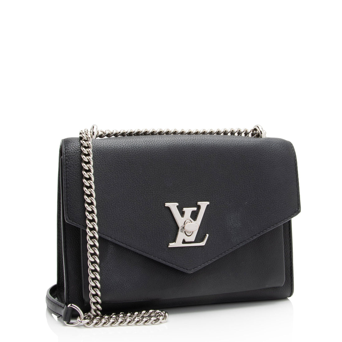 Louis Vuitton Calfskin Mylockme BB Shoulder Bag (SHF-9C4gdg)