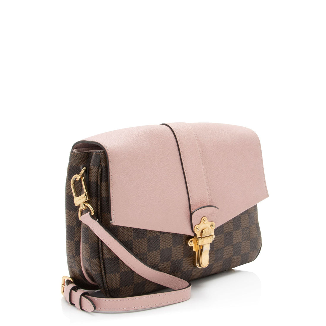 Louis Vuitton Damier Ebene Calfskin Clapton PM Shoulder Bag (SHF-XEo126)