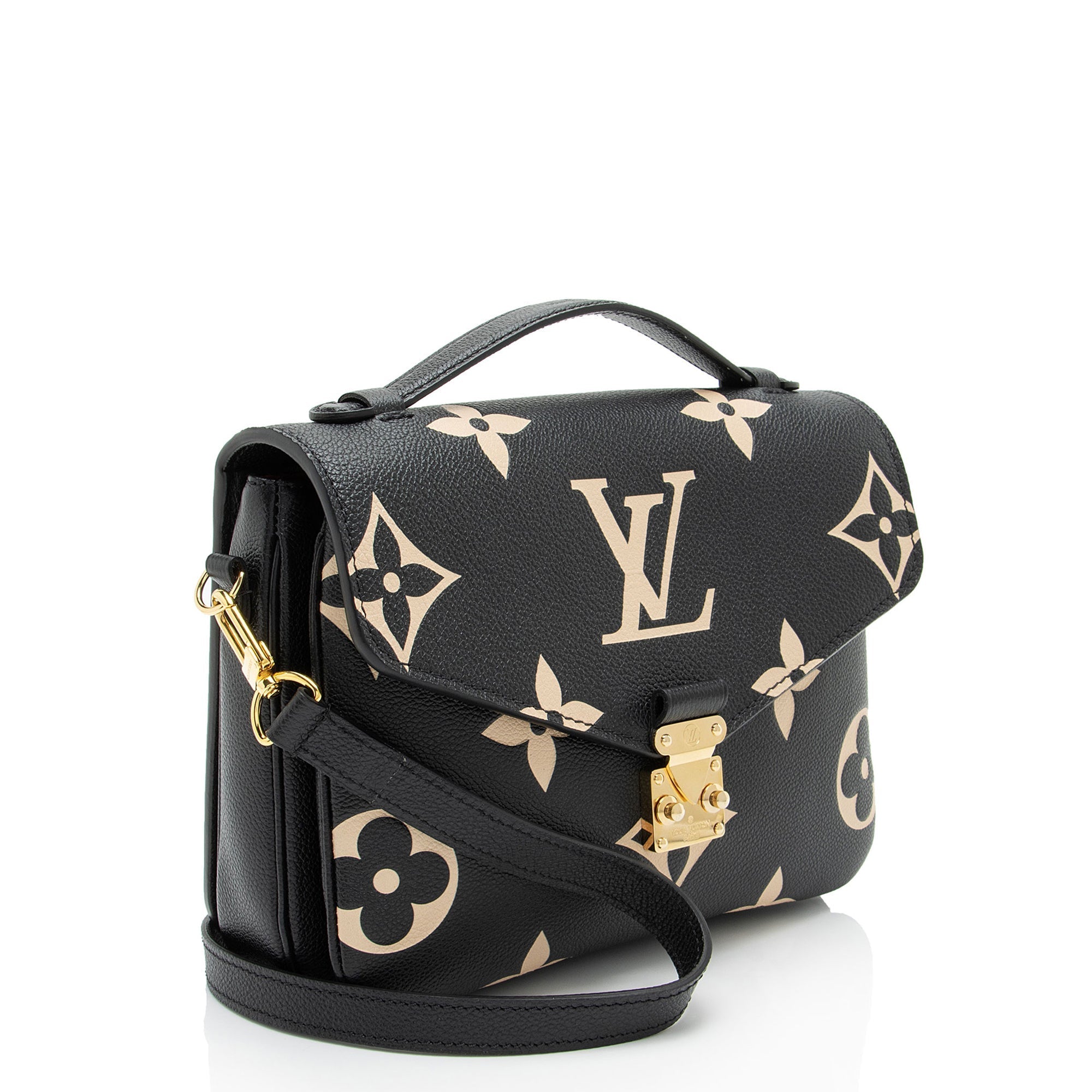 Louis Vuitton Giant Monogram Empreinte Bicolor Pochette Metis Shoulder Bag