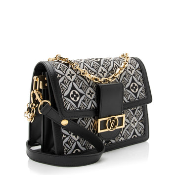 Louis Vuitton Limited Edition Jacquard Since 1854 Dauphine MM Shoulder Bag