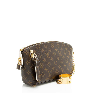 Louis Vuitton Limited Edition Monogram Canvas Fetish Lockit Cuff Clutch
