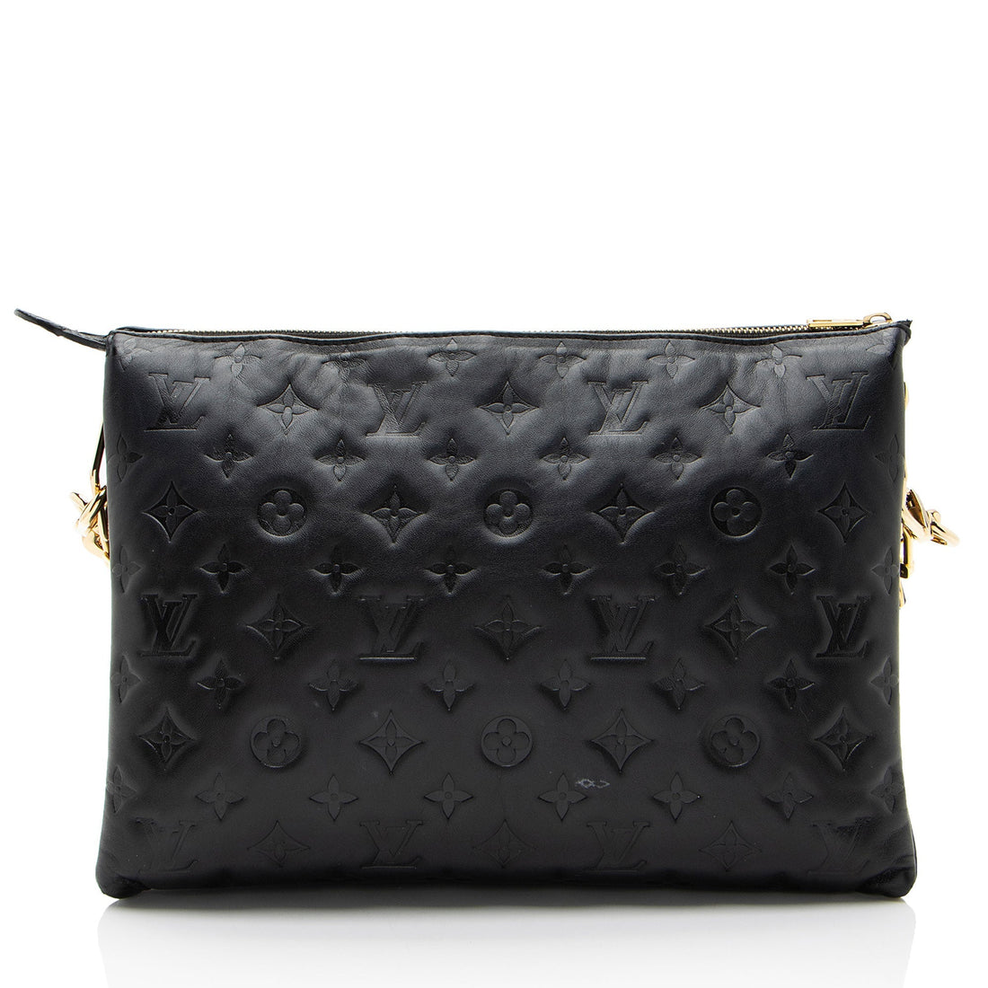 Louis Vuitton Monogram Embossed Lambskin Coussin MM Shoulder Bag
