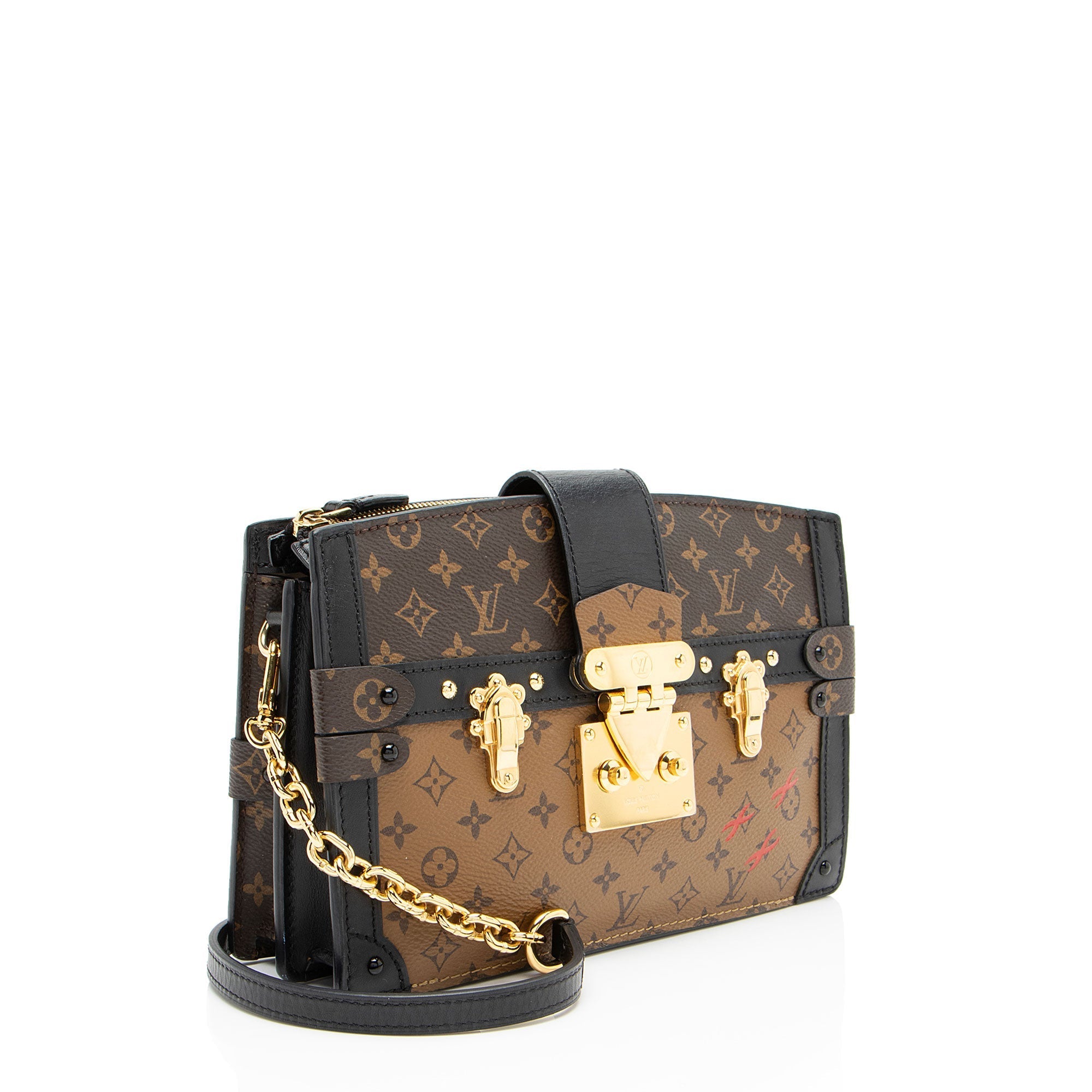 Louis Vuitton Reverse Monogram Trunk Clutch