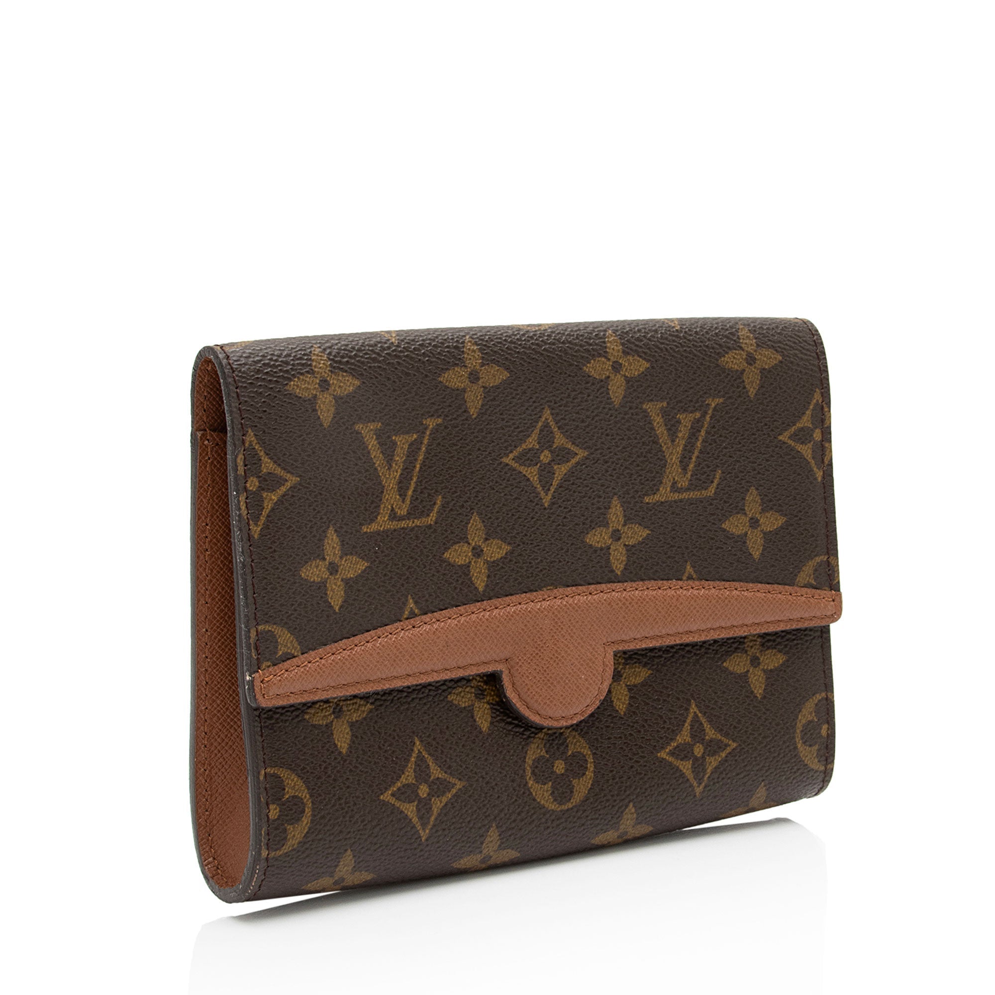Louis Vuitton Vintage Monogram Canvas Arche Clutch