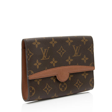 Louis Vuitton Vintage Monogram Canvas Arche Clutch