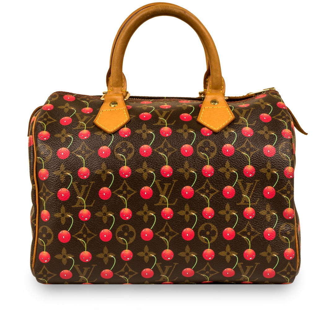Louis Vuitton Speedy 25 Murakami Monogram Cerises Canvas