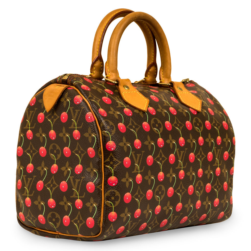 Louis Vuitton Speedy 25 Murakami Monogram Cerises Canvas