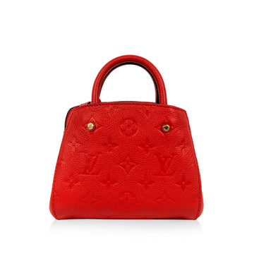 Louis Vuitton Nano Montaigne Red