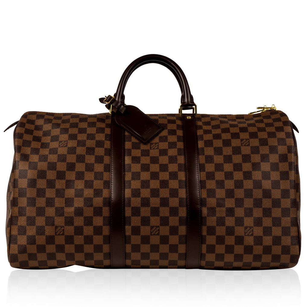 Louis Vuitton Keepall 50 Damier Ebene Canvas