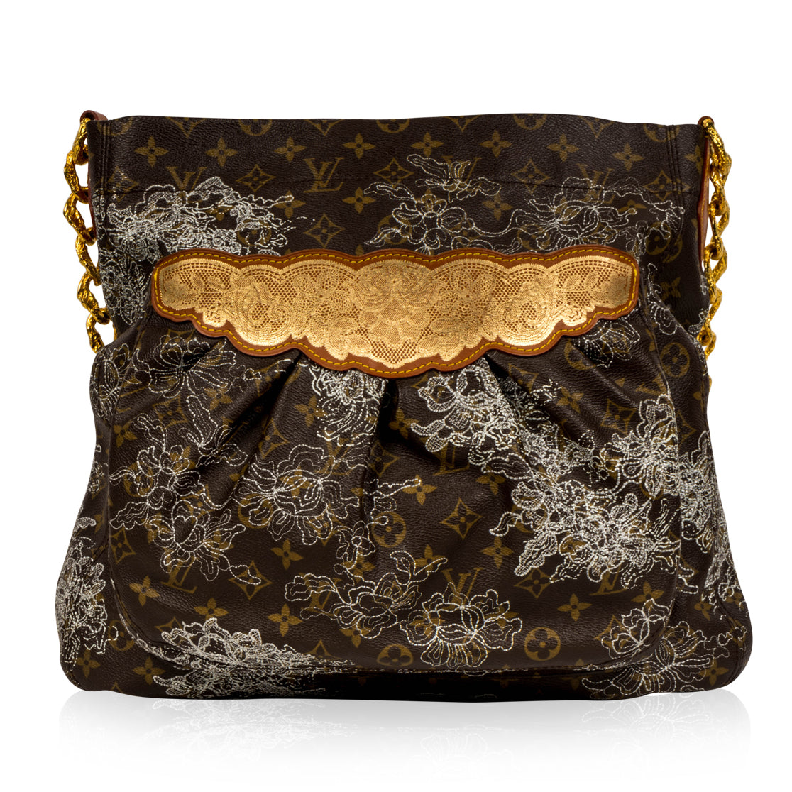 Louis Vuitton Large Shoulder Bag Monogram Dentelle