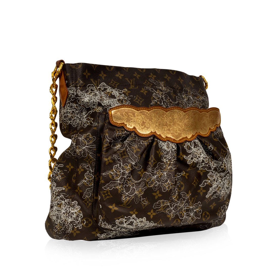 Louis Vuitton Large Shoulder Bag Monogram Dentelle