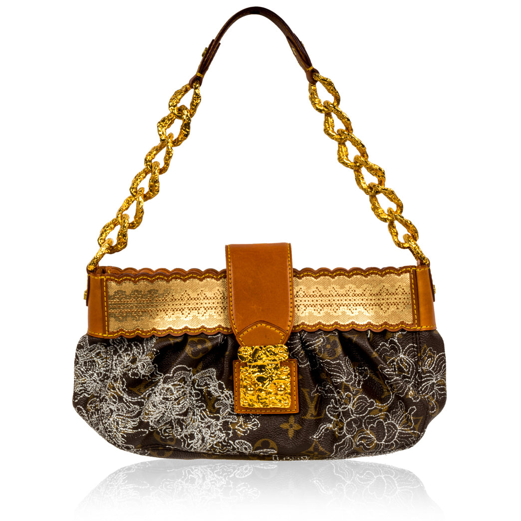 Louis Vuitton Shoulder Bag Monogram Dentelle