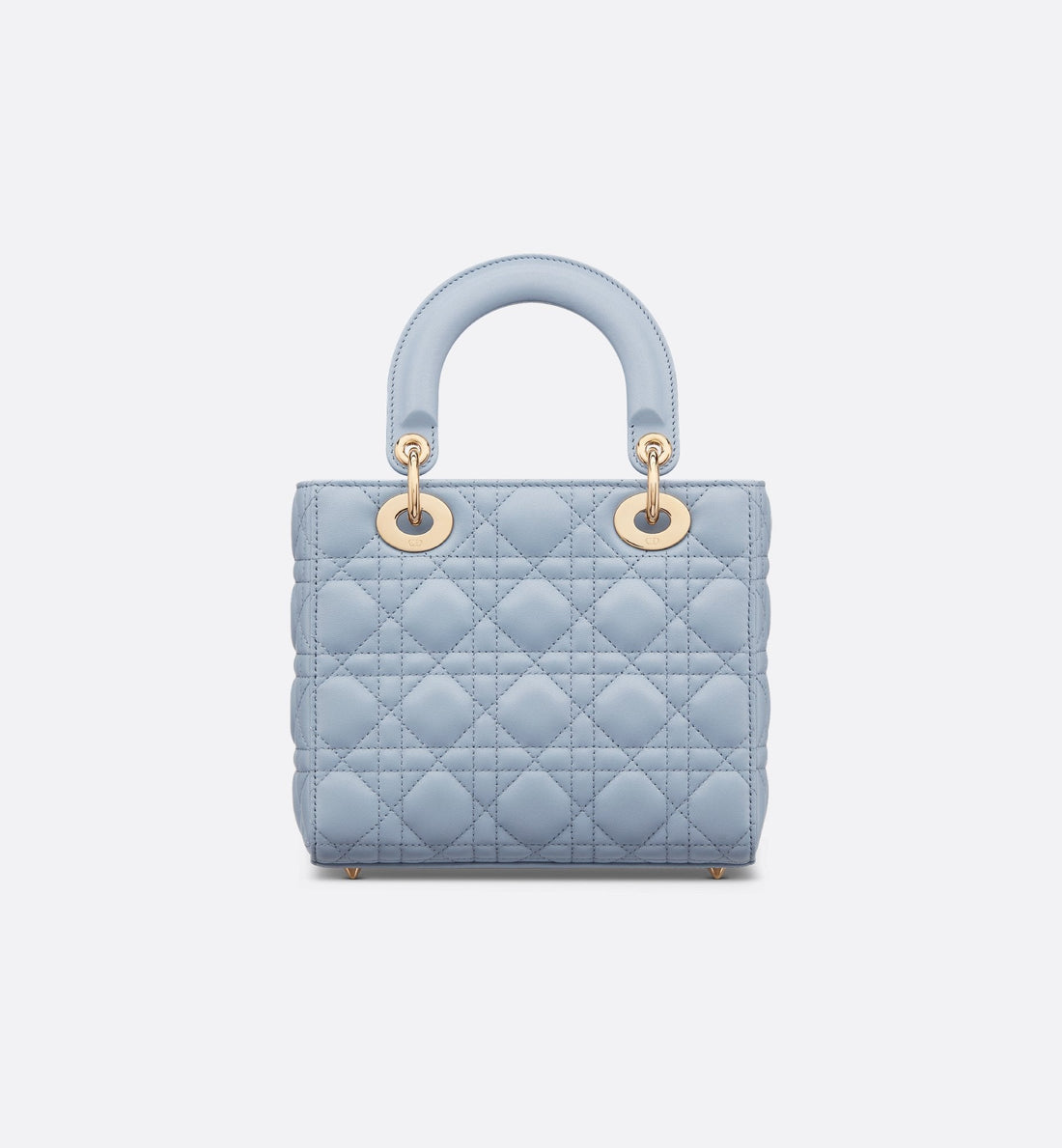 Small Lady Dior My Abcdior Bag Pale Blue Cannage Lambskin