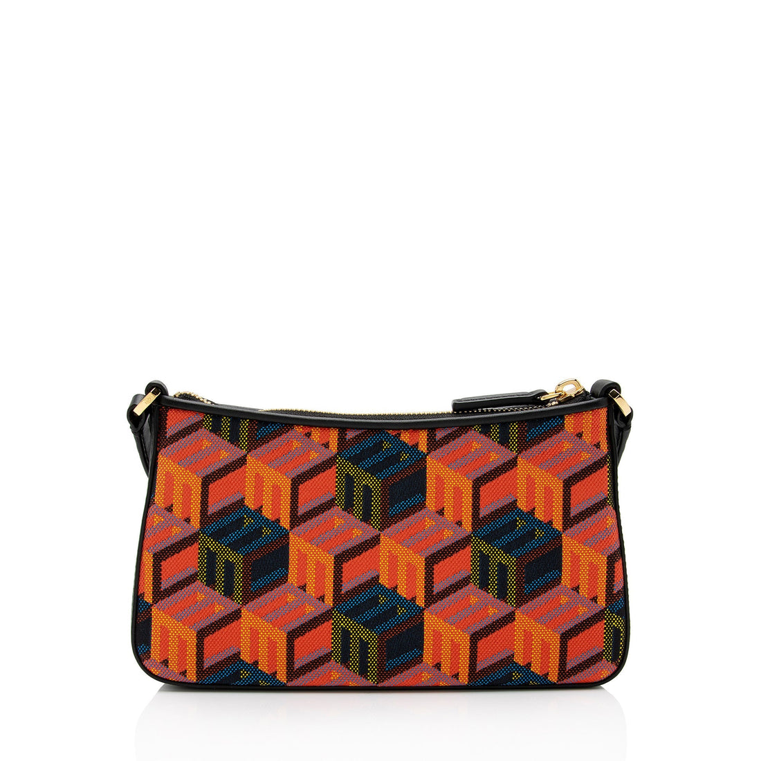 MCM Cubic Monogram Jacquard Mini Shoulder Bag