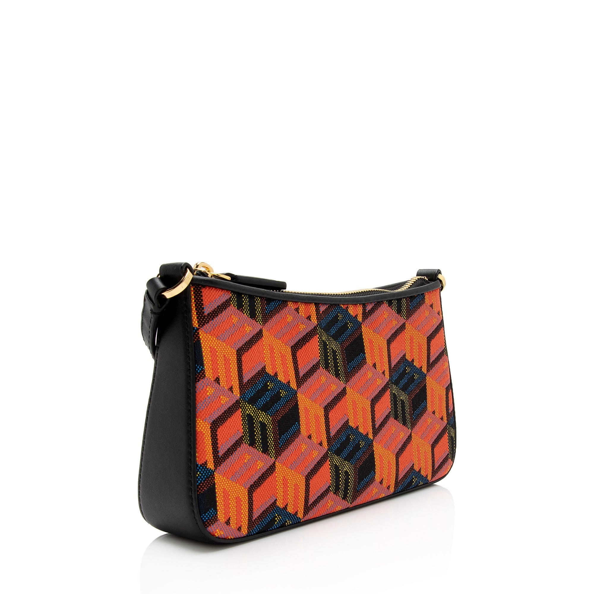 MCM Cubic Monogram Jacquard Mini Shoulder Bag
