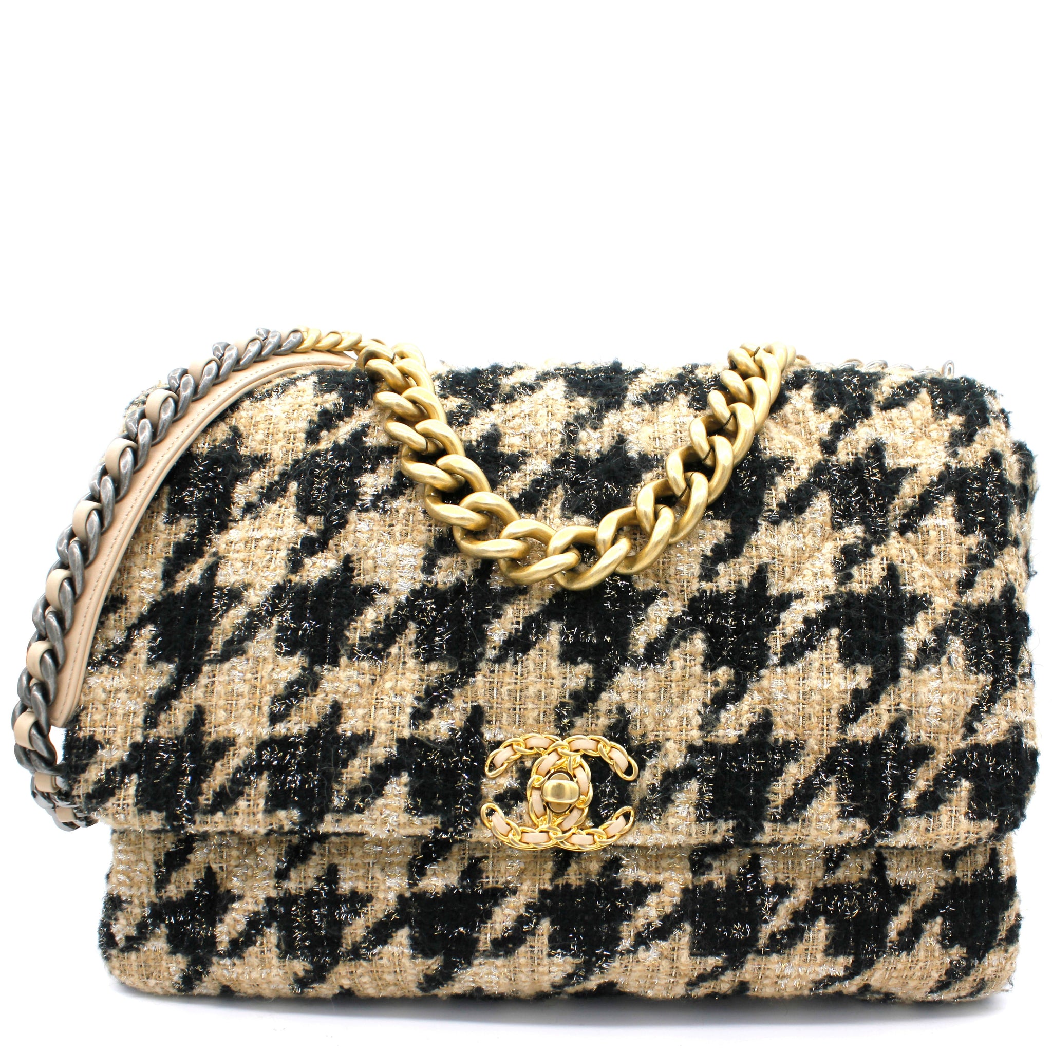 Chanel Quilted Maxi 19 Flap Fabric