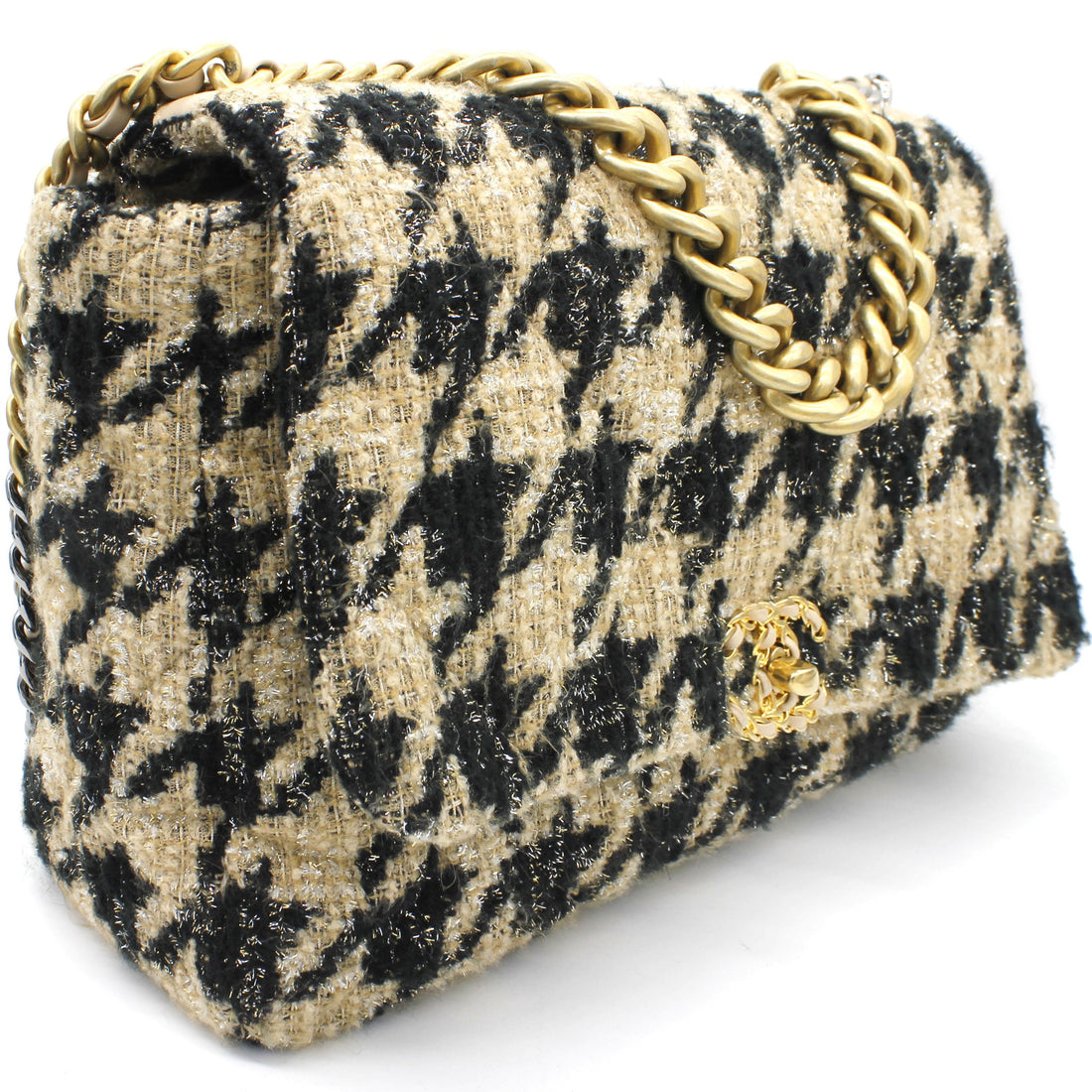 Chanel Quilted Maxi 19 Flap Fabric