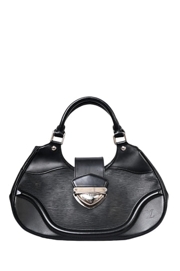 Louis Vuitton 2007 Black Epi Leather Montaigne Shoulder Bag