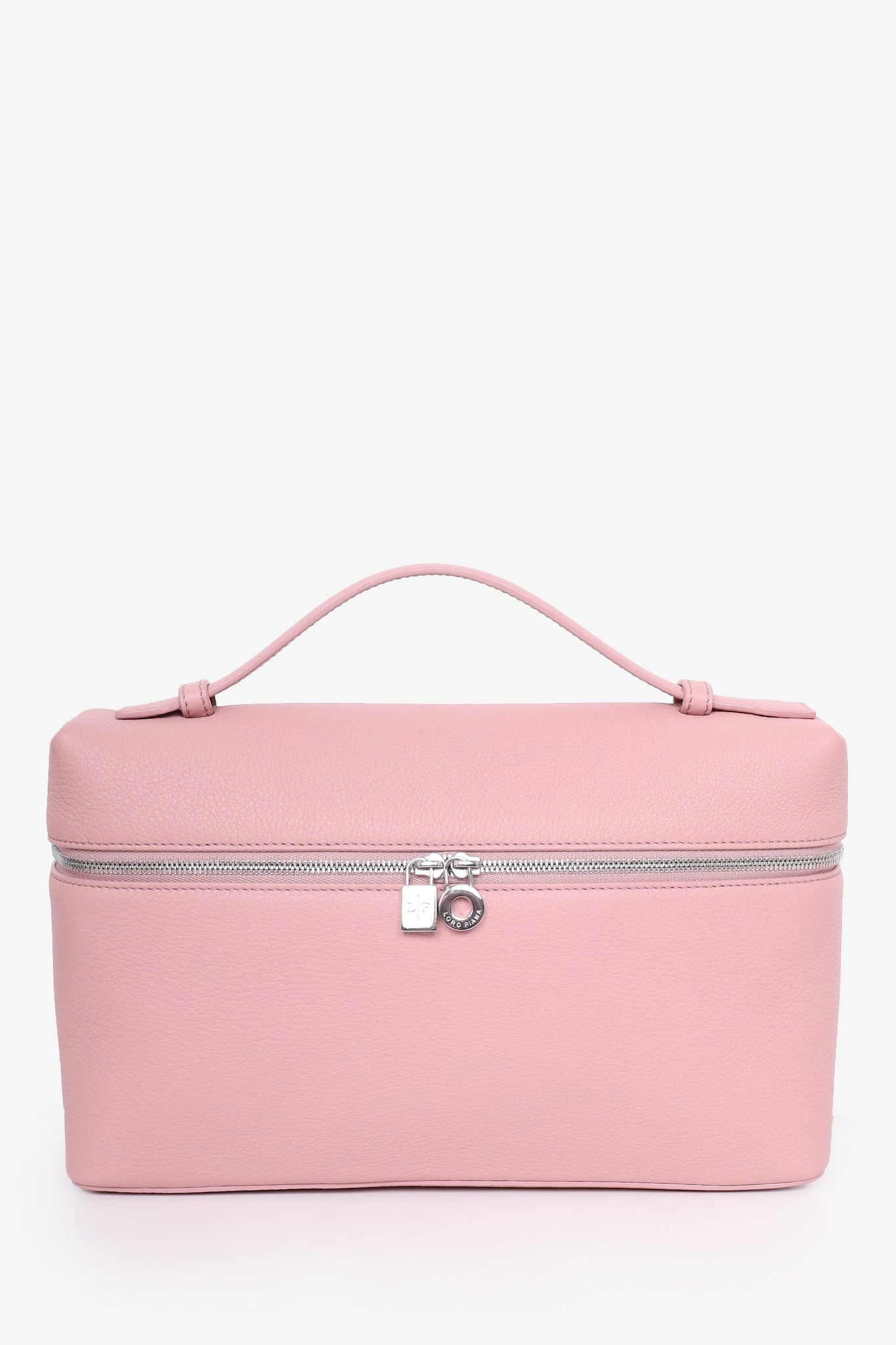 Loro Piana Pink Grained Calfksin Extra Pocket L27 With Strap