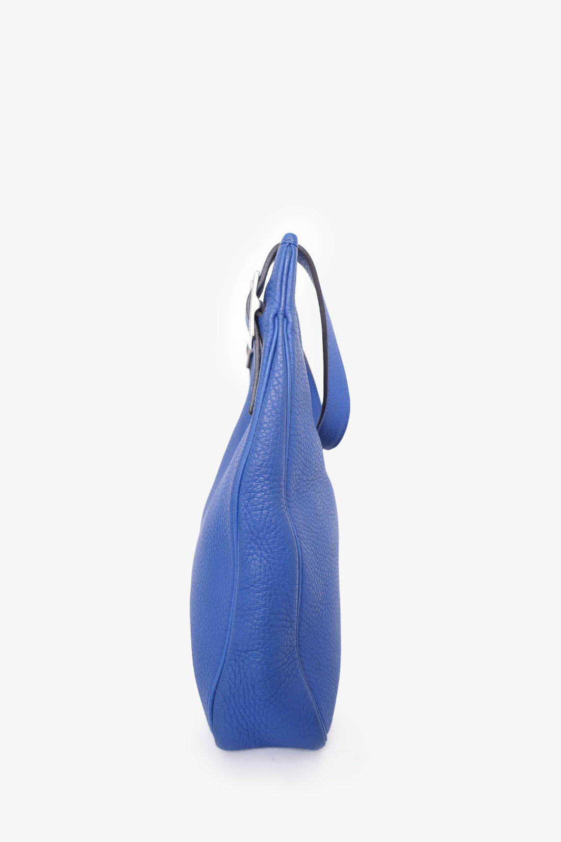 Hermès 2012 Blue Togo Leather Massai Cut 32 Shoulder Bag with Strap