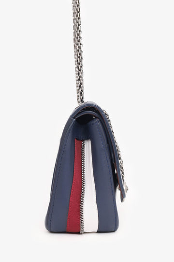 Pre-Loved Chanel™ 2017 Navy Leather Medallion Charm Reissue 2.55 Shoulder Bag