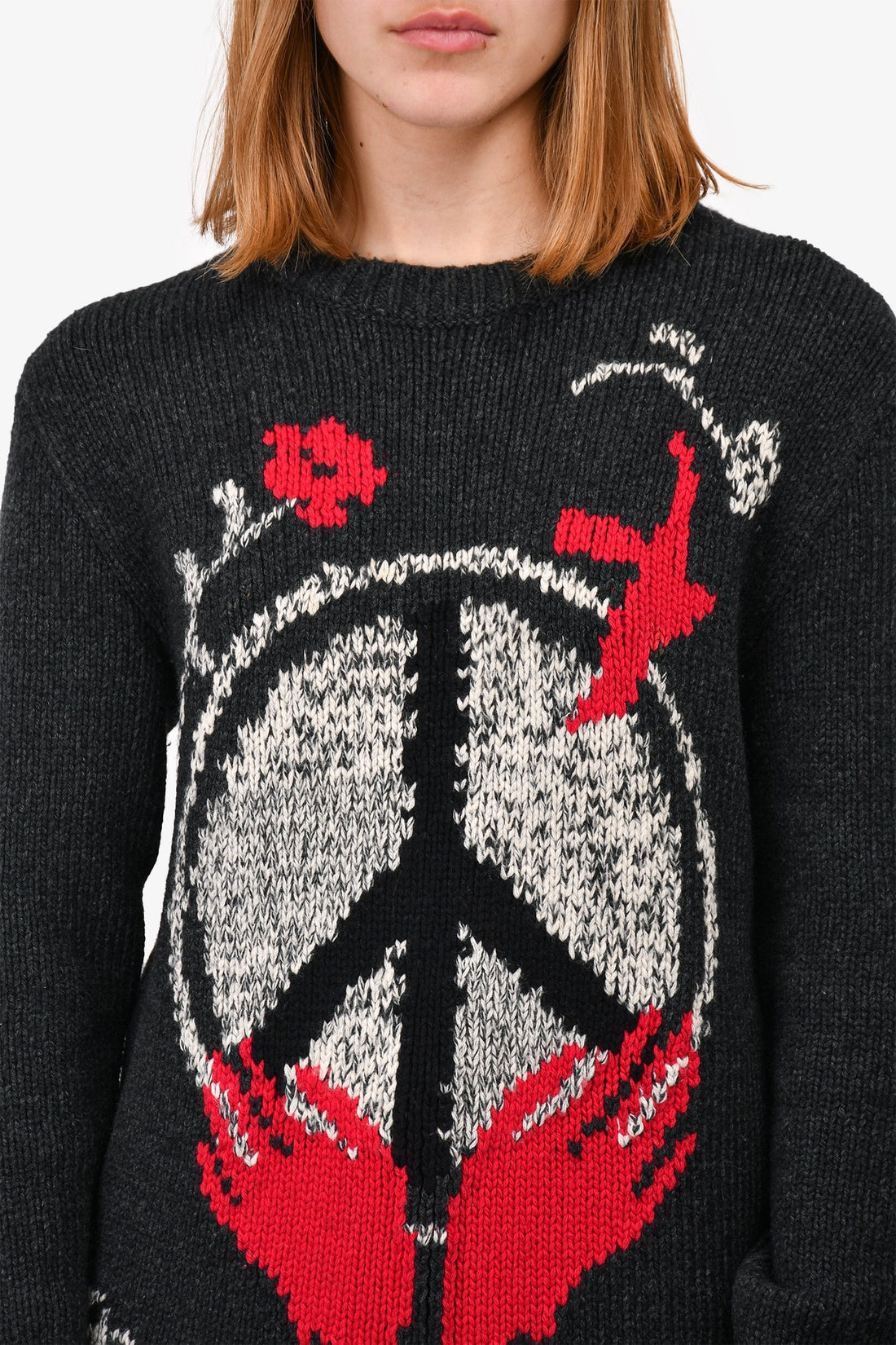 Christian Dior 2018 Grey Wool/Cashmere 'Youthquake' Sweater Size 2 US