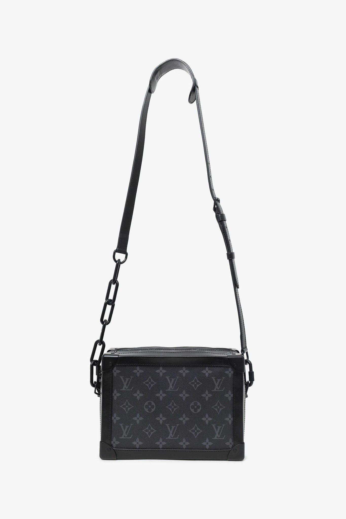 Louis Vuitton 2019 Black Monogram Eclipse Soft Trunk Mens