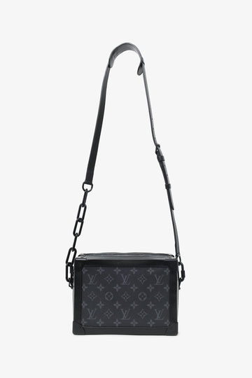 Louis Vuitton 2019 Black Monogram Eclipse Soft Trunk Mens