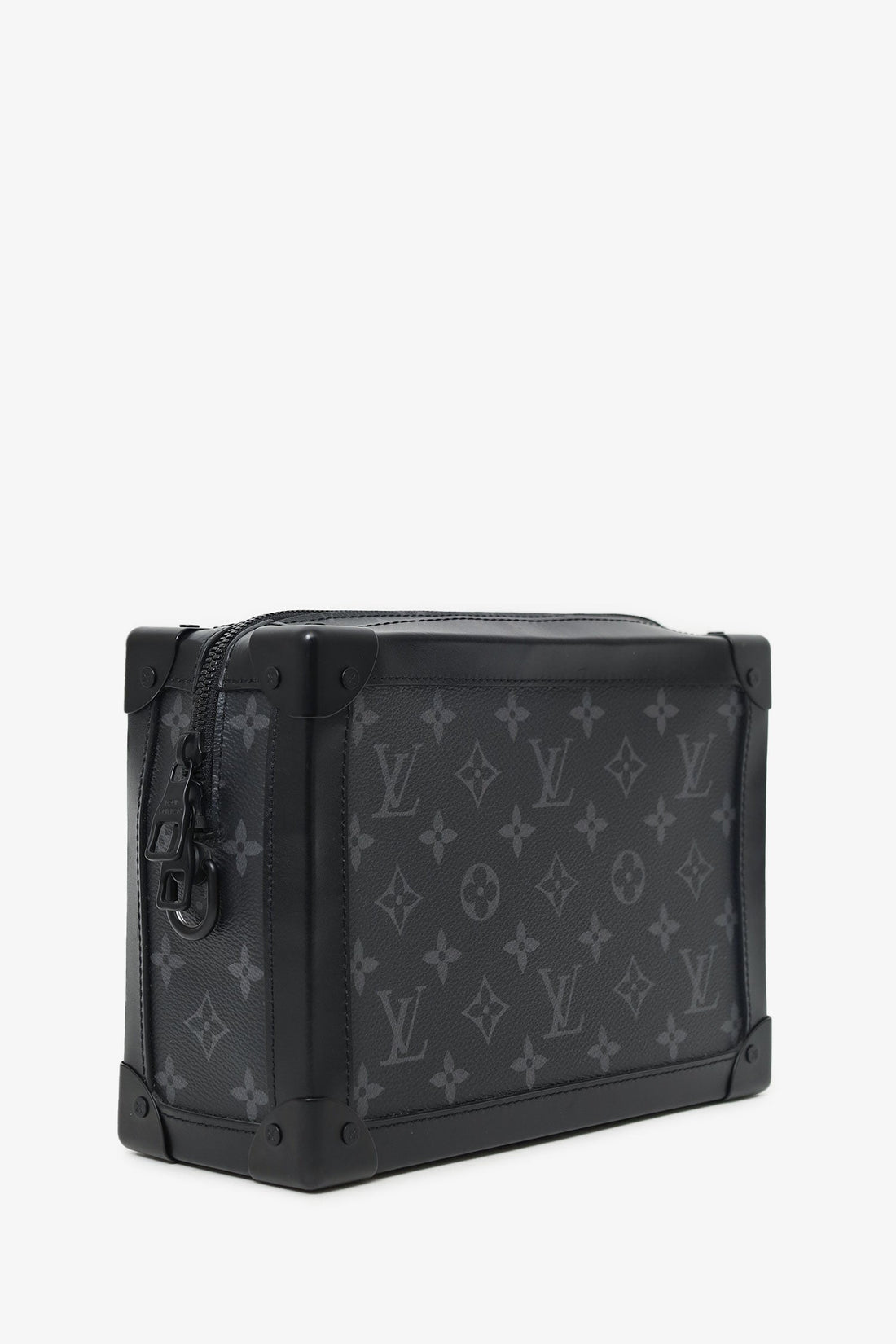 Louis Vuitton 2019 Black Monogram Eclipse Soft Trunk Mens
