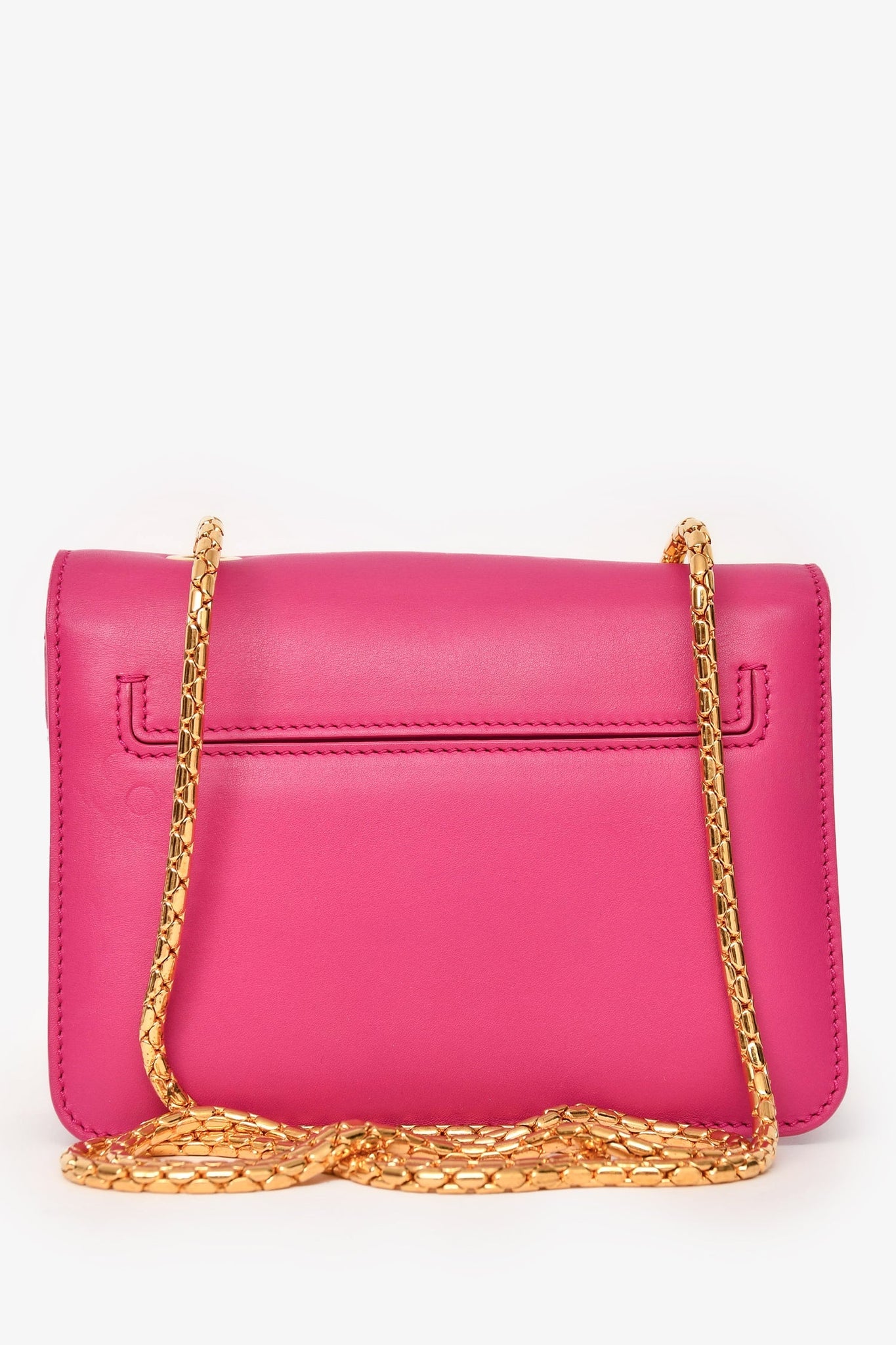 Tom Ford Pink Leather Gold Hardware Crossbody Bag (As Is)