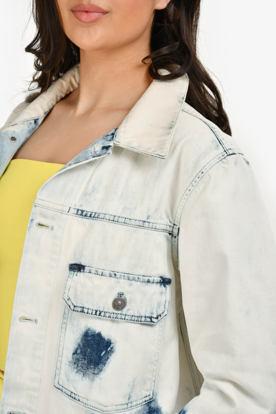 Christian Dior Blue Denim Washed Jacket Size 34