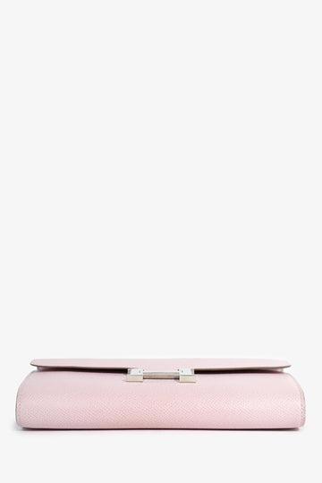 Hermès 2023 Light Pink Epsom Leather Constance to Go