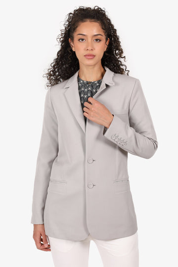 Christian Dior Grey Single Breasted Suit Jacket Size 46 Mens