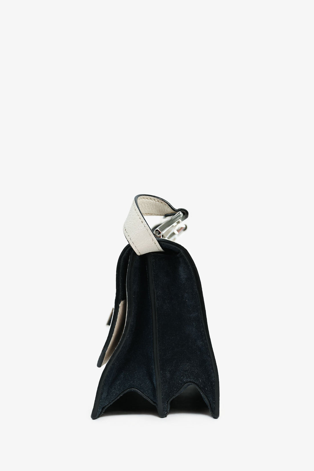 Miu Miu White Leather Logo 'Madras' Small Crossbody Bag