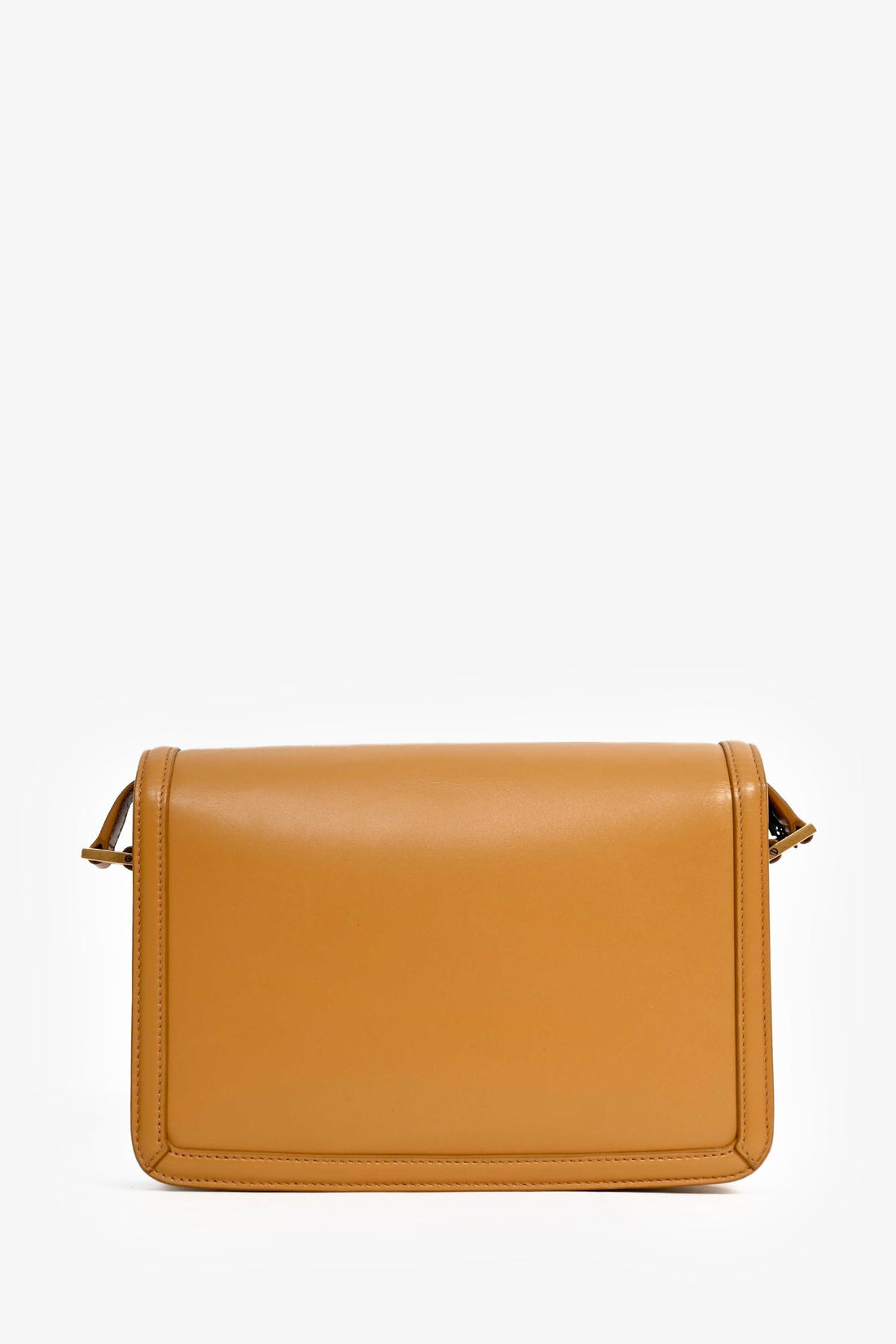Saint Laurent Brown Leather 'Sac Solferino' Shoulder Bag