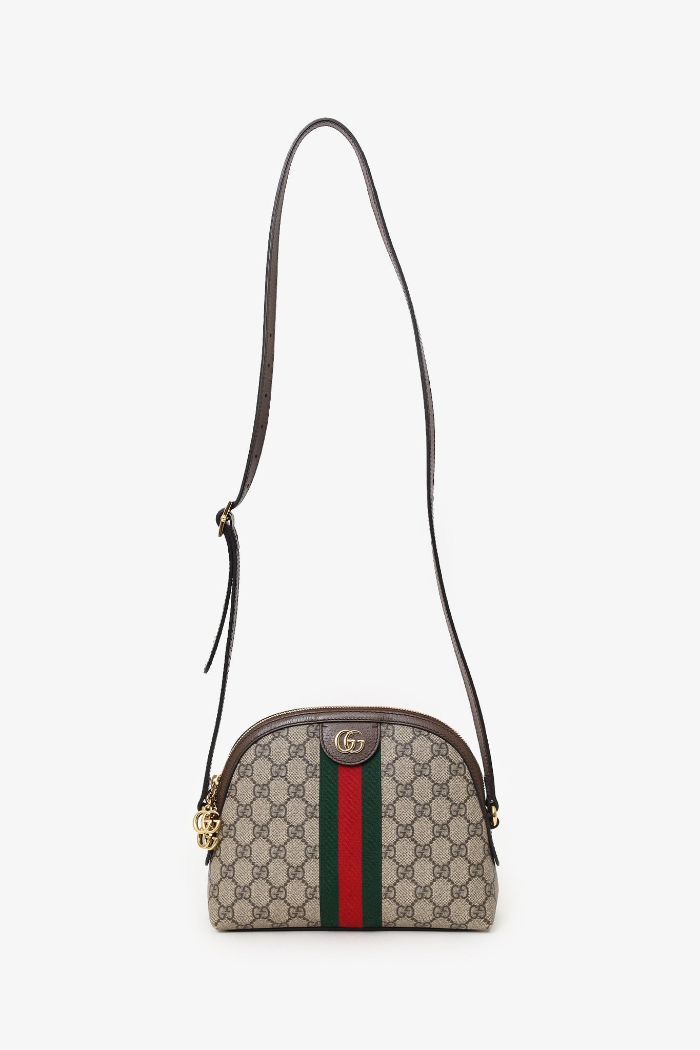 Gucci GG Supreme Ophidia Small Rounded Top Shoulder Bag