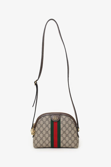Gucci GG Supreme Ophidia Small Rounded Top Shoulder Bag