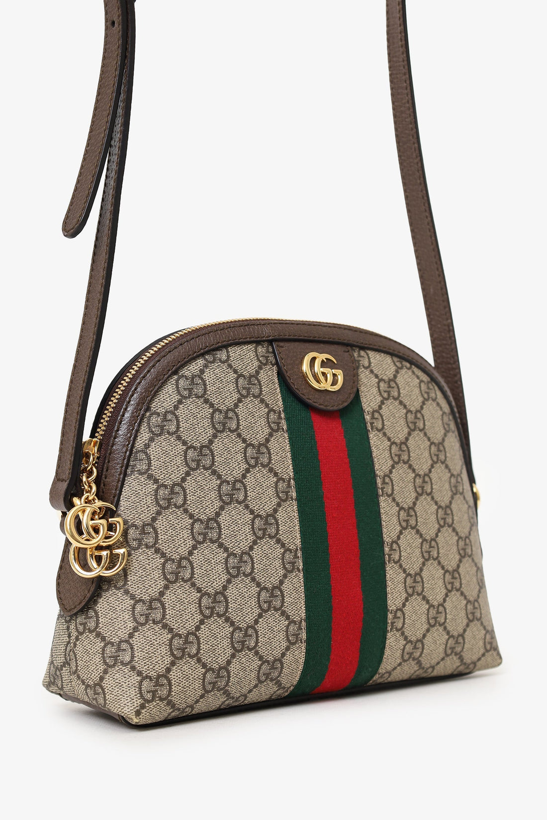 Gucci GG Supreme Ophidia Small Rounded Top Shoulder Bag