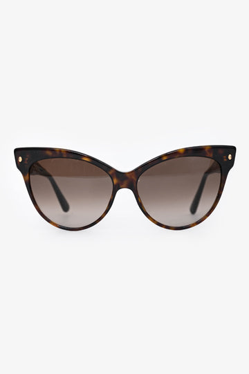Christian Dior Brown Cat Eye Sunglasses