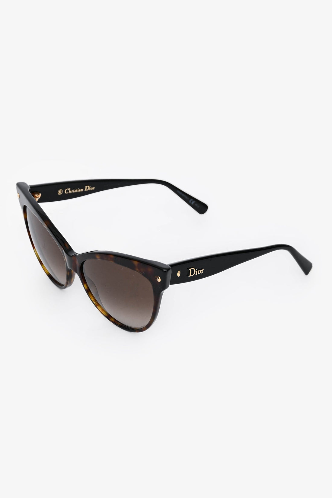 Christian Dior Brown Cat Eye Sunglasses