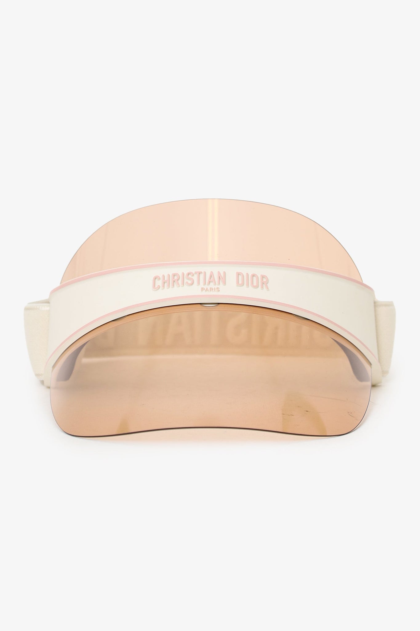 Christian Dior White/Pink Dior Club1 Visor