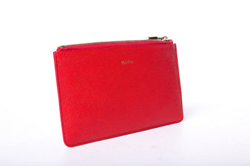 Maxmara Red Clutch NWT