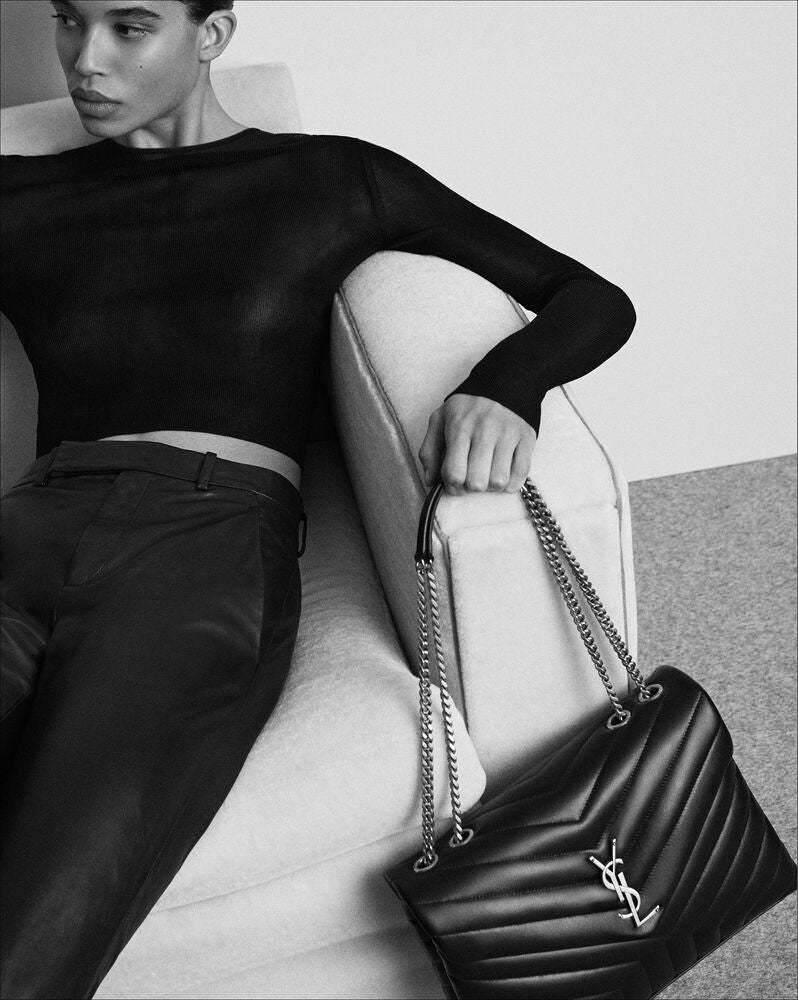 Loulou Medium In Quilted Leather