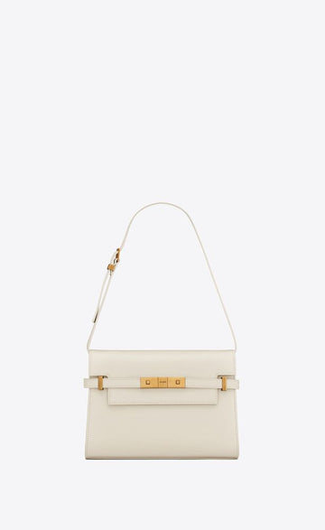 Manhattan Small Shoulder Bag In Box Saint Laurent Leather