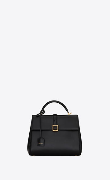 Le Fermoir Small Top Handle Bag In Shiny Leather