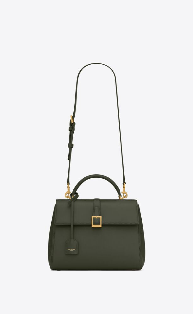 Le Fermoir Small Top Handle Bag In Shiny Leather